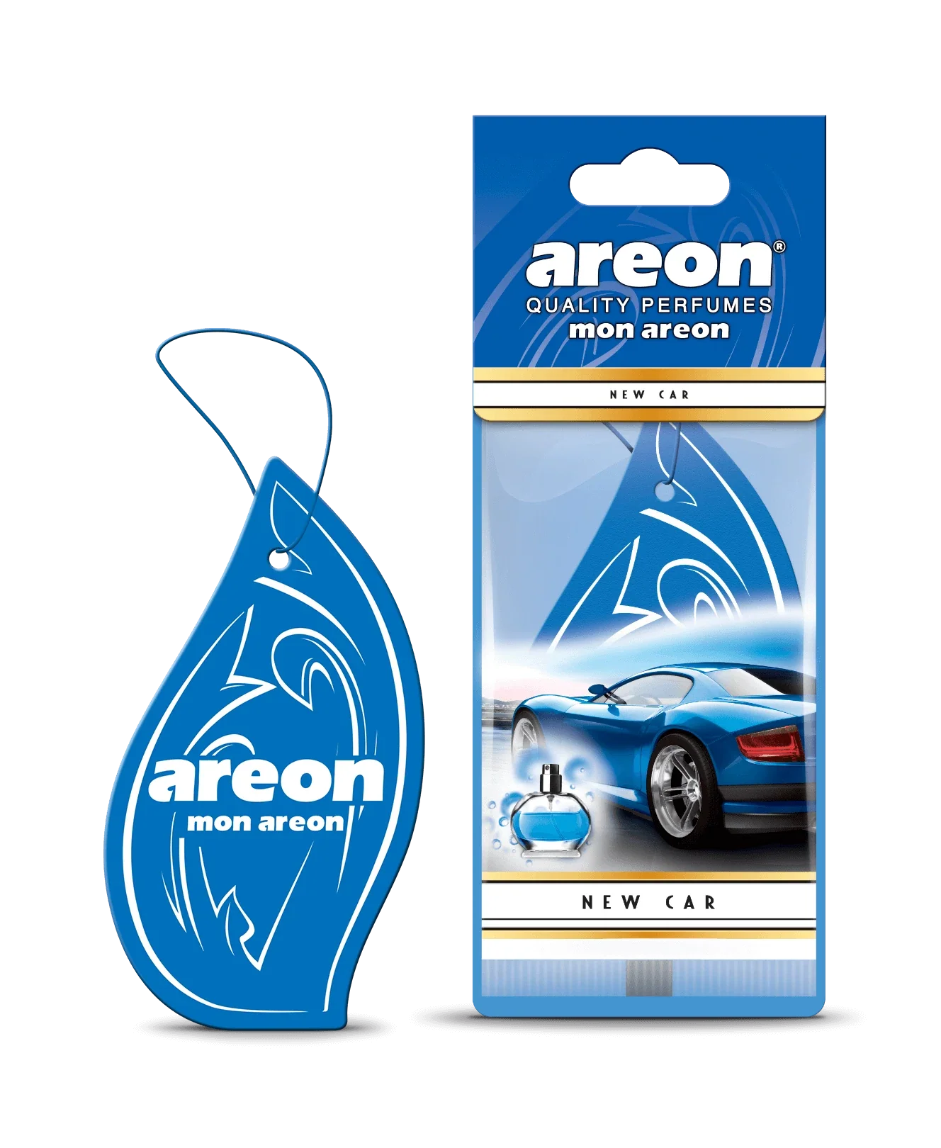 AREON MON New Car MA27 – עץ ריח תלוי בניחוח “רכב חדש”